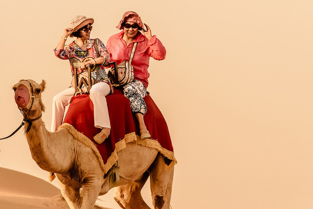 Tourist in Dubai