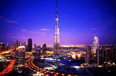 Night View Of Dubai