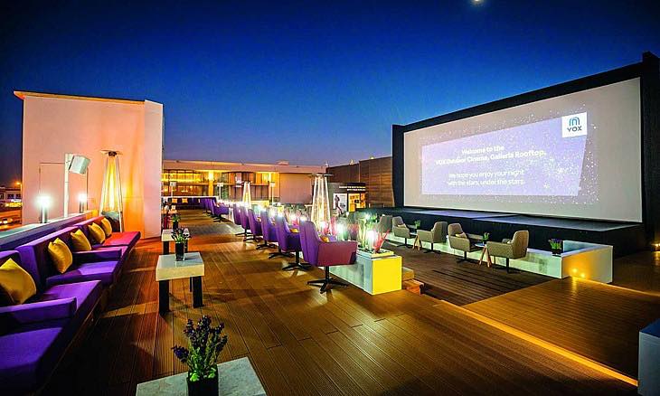 Vox Outdoor Rooftop Cinema an hidden attraction for entertainment in dubai