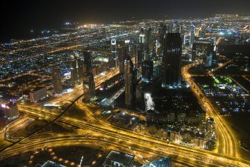 Dubai view In Night