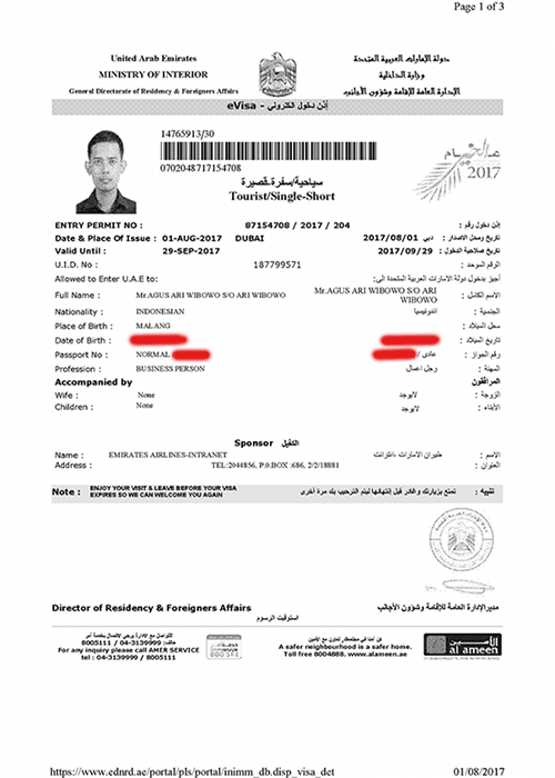 dubai visa for indonesian photos and images