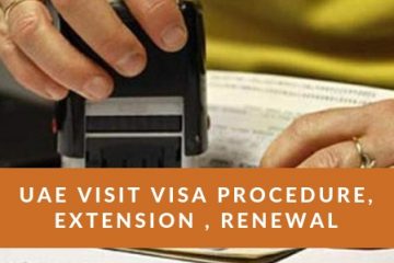 UAE Visit Visa Procedure Extension Renewal