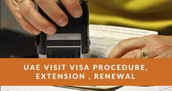 visit visa renewal online uae