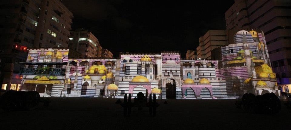 Al Hisn Fort Sharjah light festival 2019