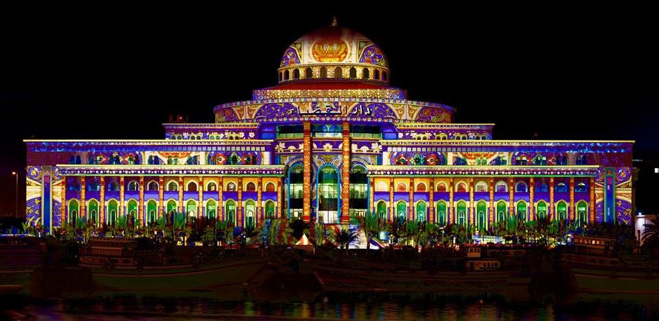 House of Justice Sharjah light festival 2019