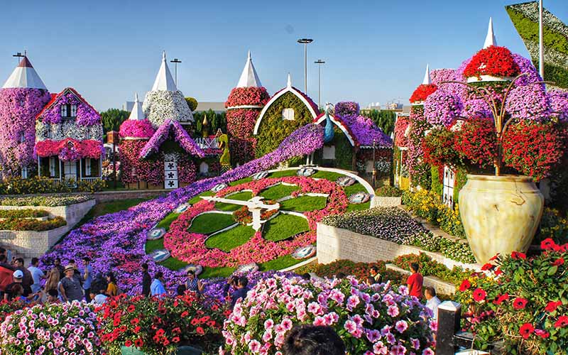 Floral Clock dubai 