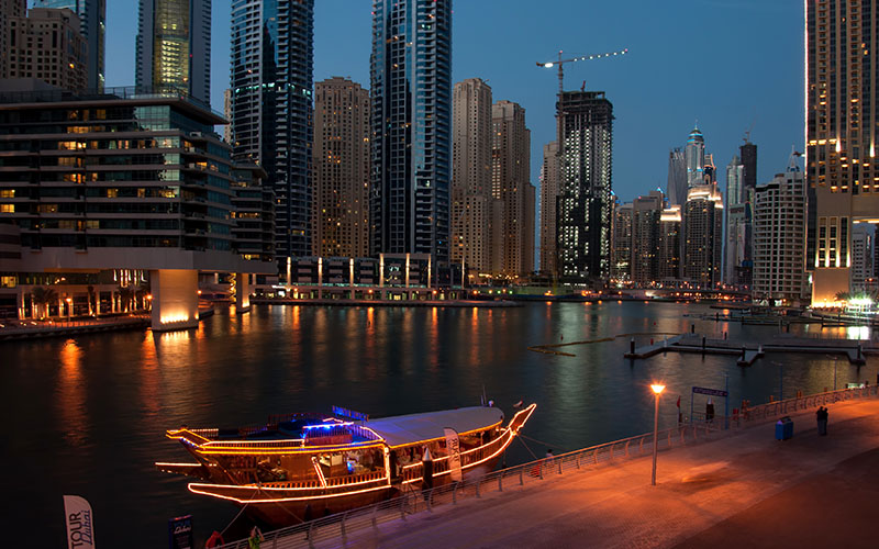 Dubai Marina Dhow Cruise journey