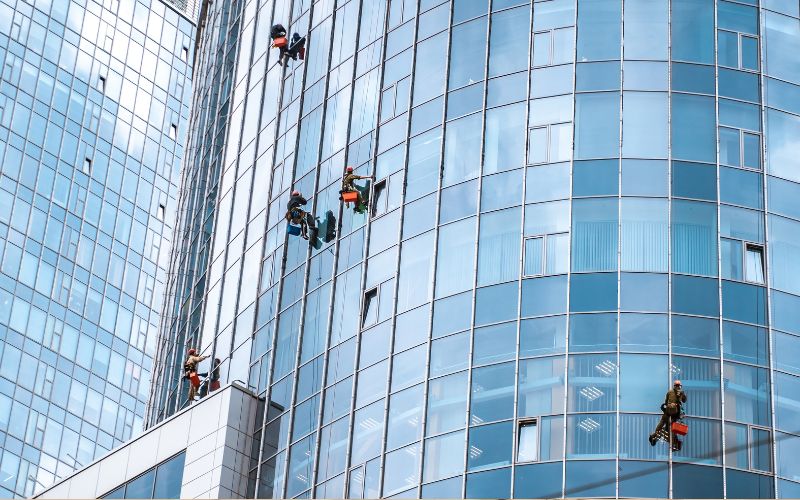 window cleaning burj khalifa