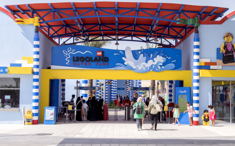 Entrance of LEGOLAND Water Park in Dubai