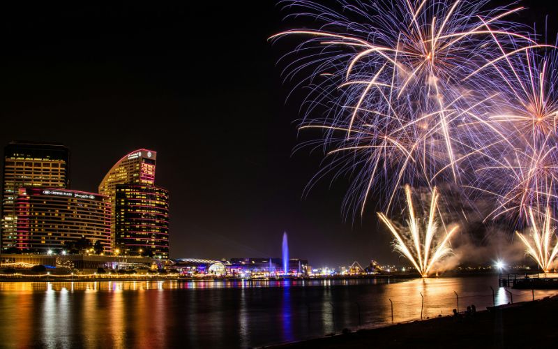 Dubai Creek fireworks