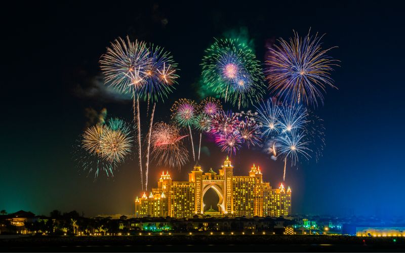 Palm Jumeriah Fireworks